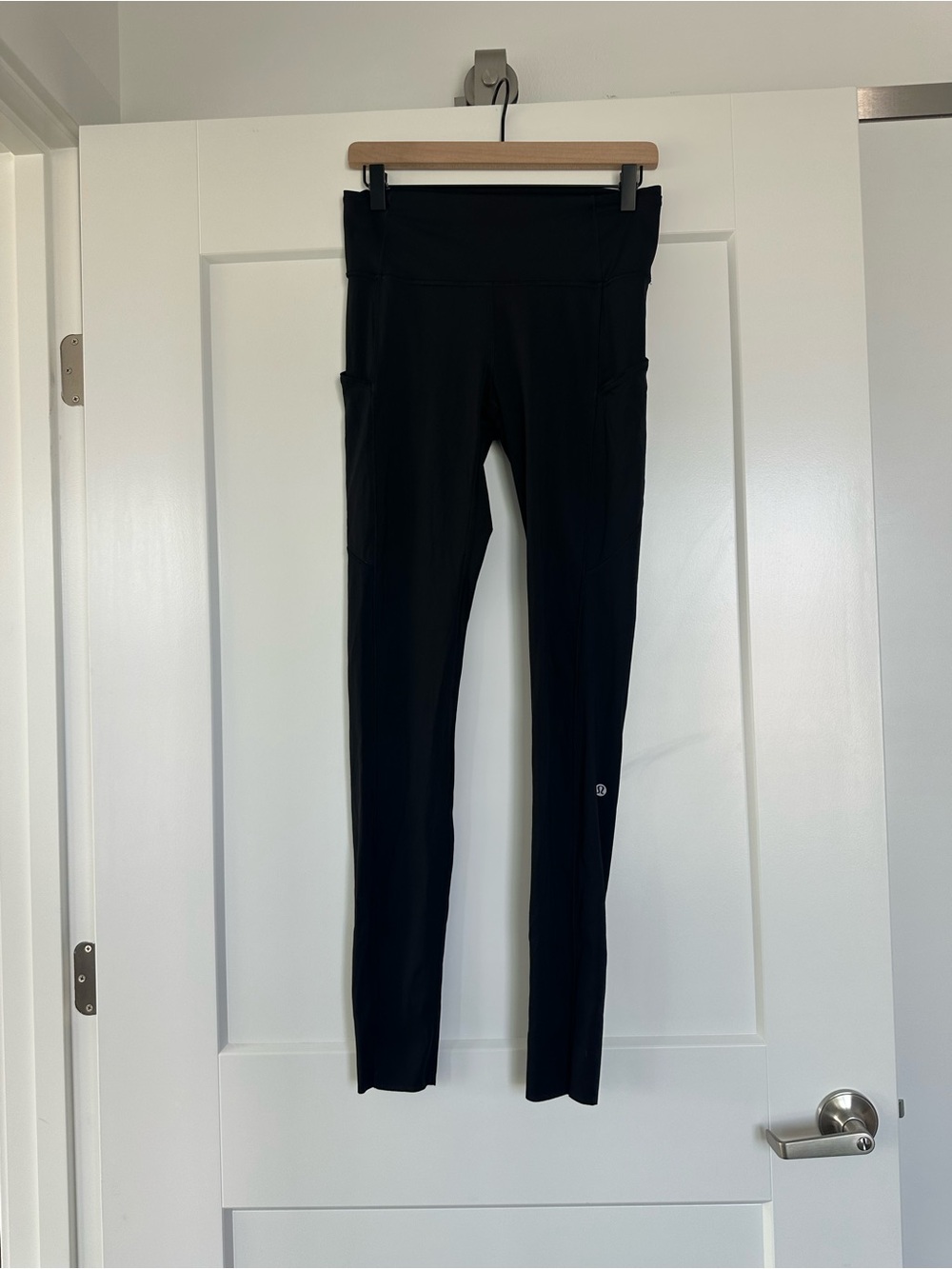 lululemon athletica Black High-Waist Leggings with Side Pockets
